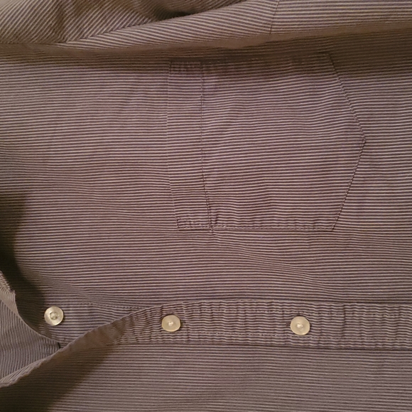 Blue striped Izod button down - Picture 4 of 8